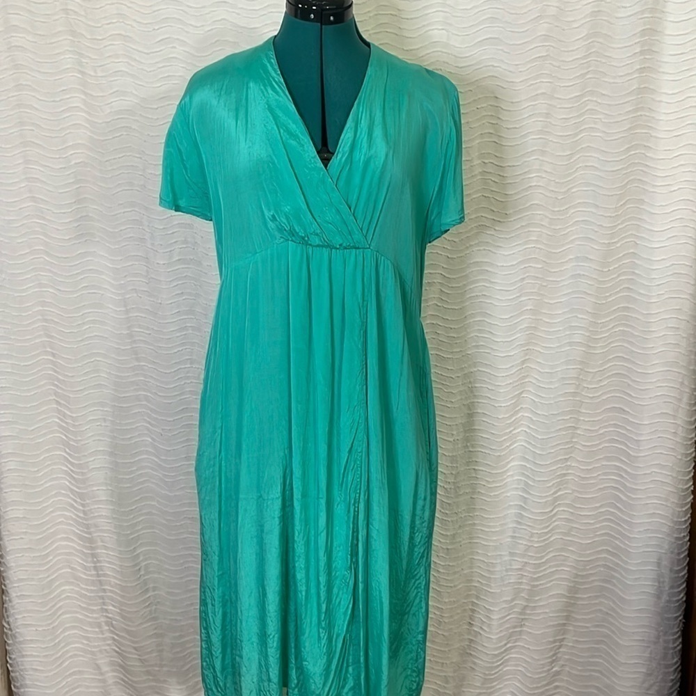 Masai Viscose Dress M/L Two Pockets Midi Dress (188)